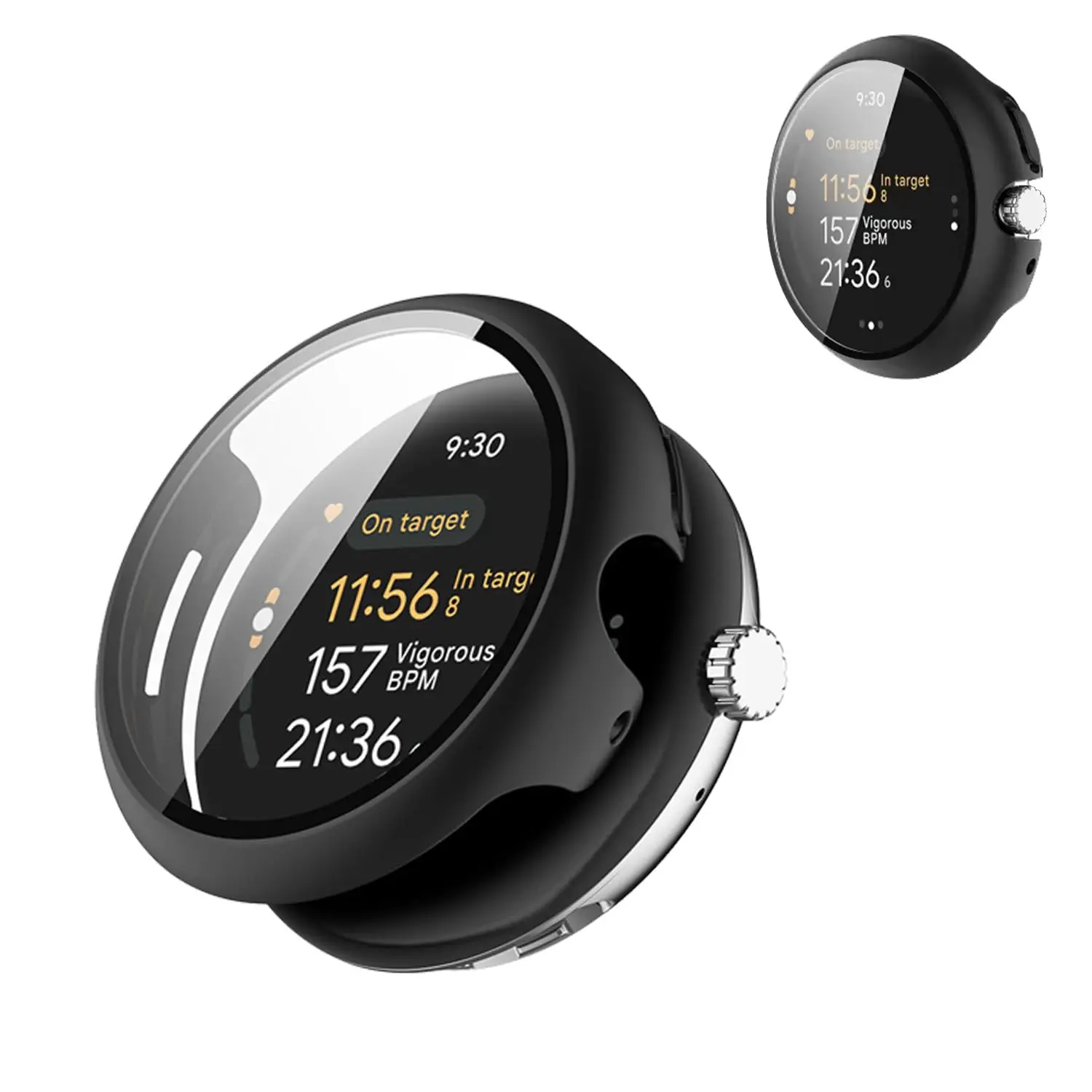 All-Around Bumper with Tempered Glass Screen Protector and Anti-Scratch Cover