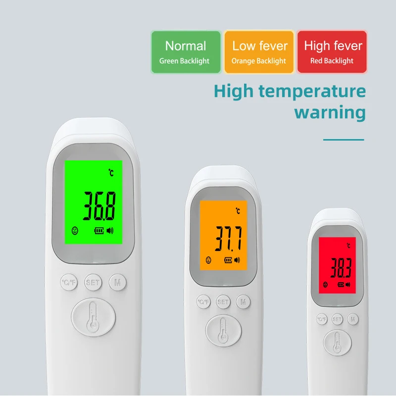 FTW01 Digital Thermometer Infrared Fever Medical Household Infant Adult Non-contact Laser Body Temperature Ear