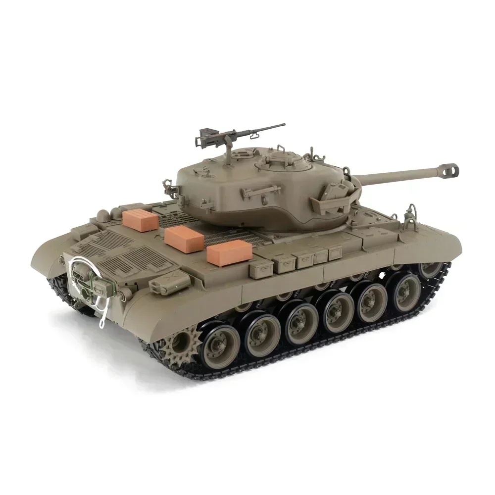Henglong 3838-1 Remote Control Tank United States Pershing M26 Remote Control Electric Toy Simulation Firing Tank Christmas Gift 6