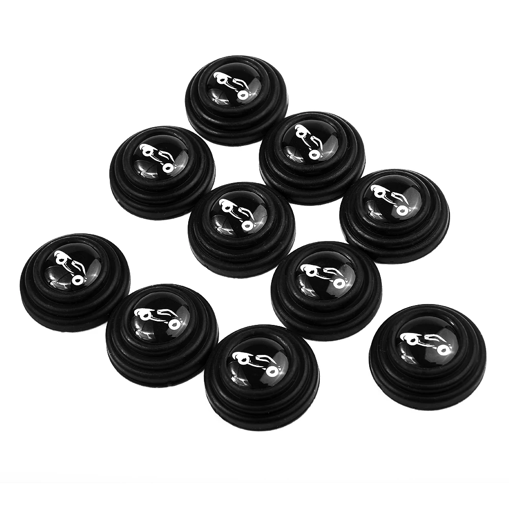 

10PCS Car Door Anti-Shock Silicone Pad Anti-Collision Pad Sound Insulation Gasket Durable For Car Door Maintenance Accessories