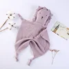 Baby Cotton Muslin Comforter Blanket Soft Newborn Sleeping Dolls Cute Lion Kids Sleep Toy Soothe Appease Towel Bibs Saliva Towel 2