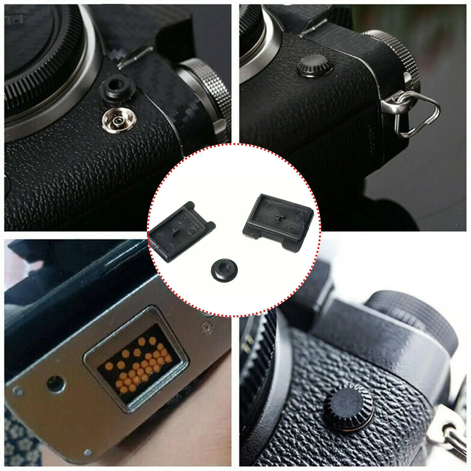 Battery Grip Connector Cover For Fujifilm Fuji X-T1 X-T2 X-T3 T4 X