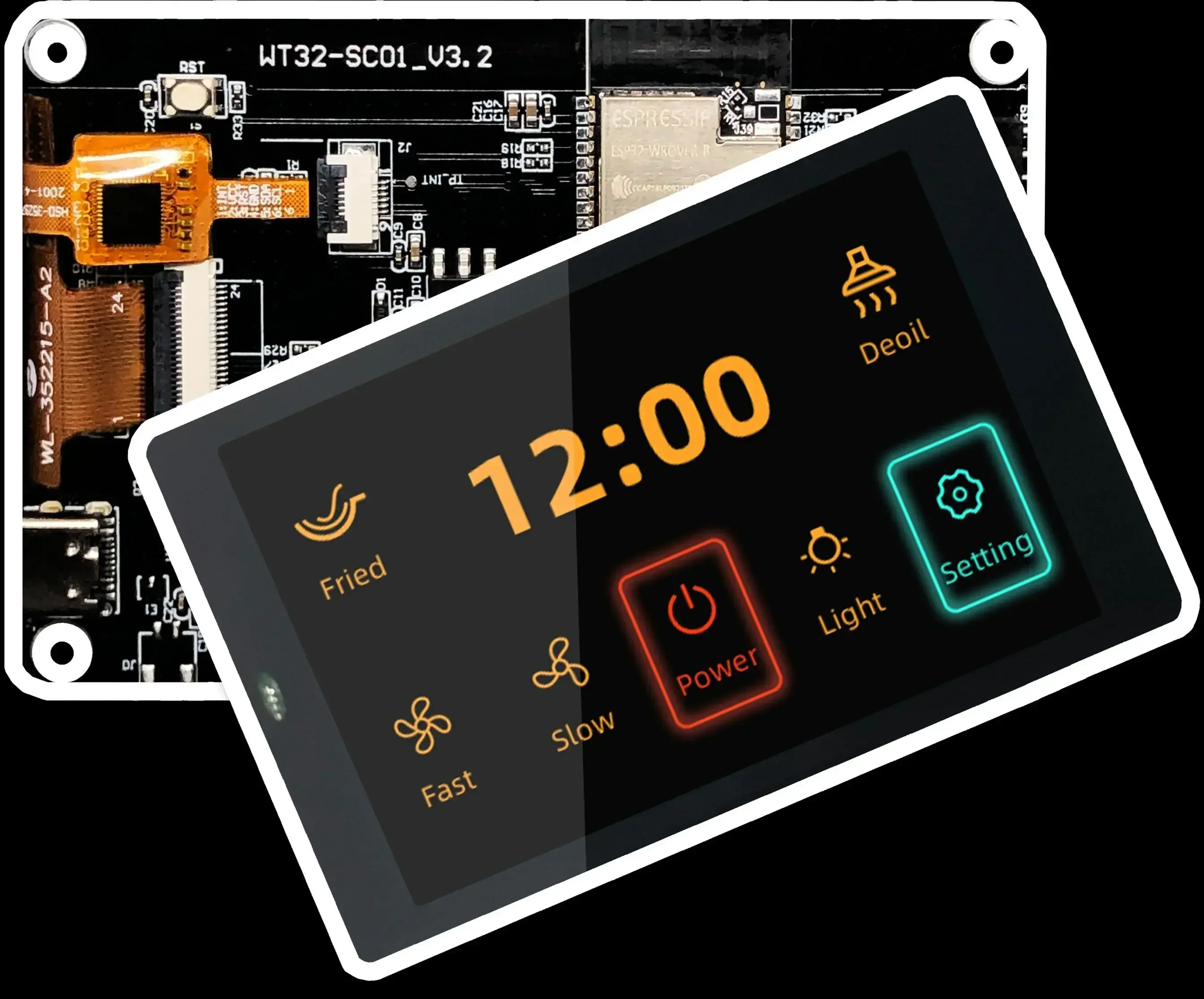 

Детская плата WT32-SC01 ESP32, детская плата с 3,5 дюймовым RGB мультисенсорным ЖК-экраном, встроенным Bluetooth Wi-Fi модулем, Новинка
