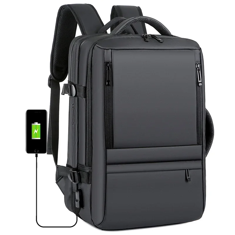 

17 Inch Men Notebook Backpack For Man Waterproof Oxford Laptops Multifunction Expandable Bags Men's Business Travel Backpacks
