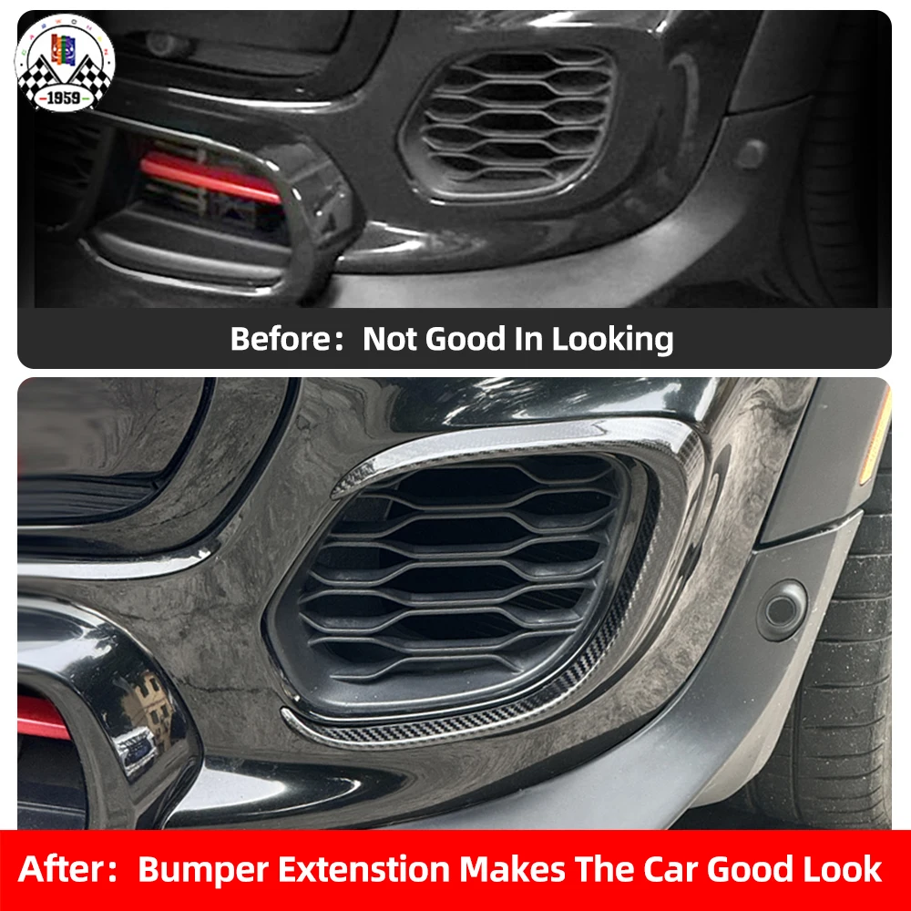 Absプラスチックスティックオンタイプのカバー,フロントバンパー用装飾