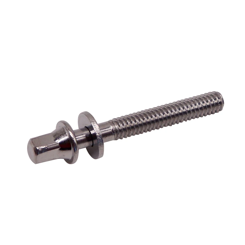 M6 common use standard outer square head bolts drum bolts silver drum screws 40mm 45mm 50mm 55mm length 6 pieces 1 lot Drum Screws