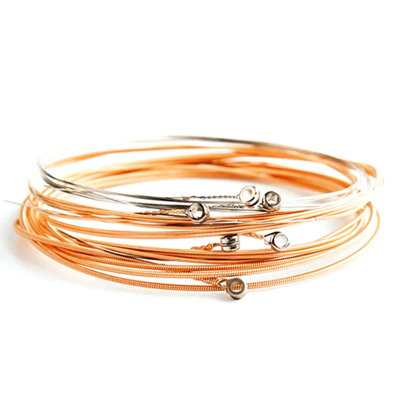 6pcs Pure Copper Strings 1-6 for Classical Classic Guitar Strings Steel Wire Classic Acoustic Folk Guitar Parts Accessories electric guitar strings acoustic guitar strings classical guitar strings guitar accessories
