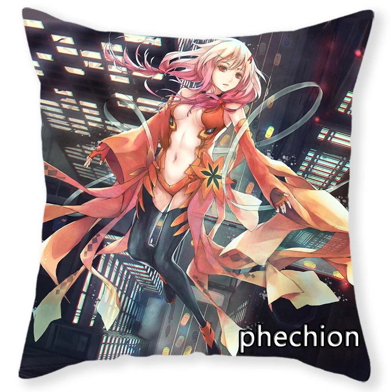 

phechion Guilty Crown 3D Printed Polyester Decorative Pillowcases Throw Pillow Cover Square Zipper Pillow Cases Fans Gift C73