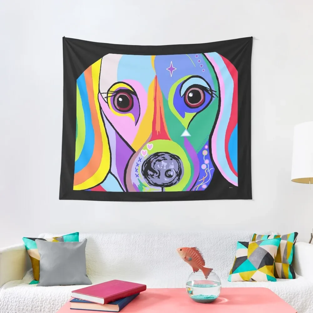 

Dachshund 2 Tapestry Decoration For Bedroom Custom Aesthetic Decoration Tapestry