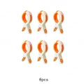 6PCS Orange