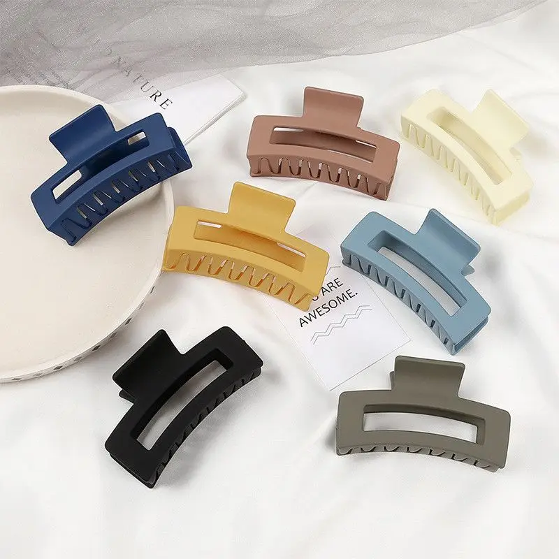 

Hairpin Crab Women Large Hair Claw Claws Rectangle Hair Clips Hair Accessories