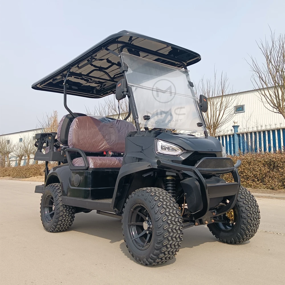 레드 4 좌석 관광 클럽 전기 리프트 골프 카트, 범퍼 포함, 사냥, 48V, 60V, 72V