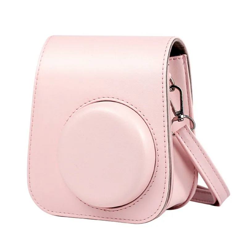 Instax Mini 11 Camera Case PU Leather Soft Silicone Cover Bag Fujifilm Film Camera Bag Shoulder Strap camera case