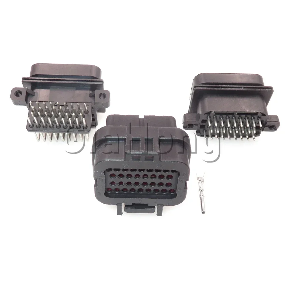 1세트 34웨이 AC 어셈블리 자동차 부품 4-1437290-0 6437288-2 자동차 PCB 커넥터 2-6447232-3 자동차용 남성 여성 배선 하네스 소켓