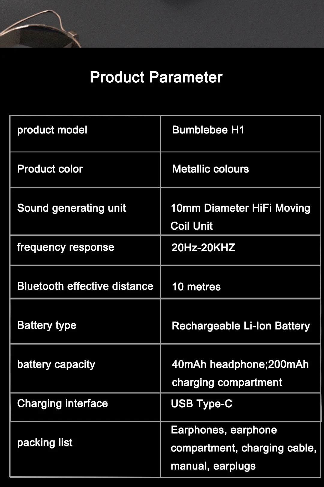 Transformers Bumblebee H1 Earphones