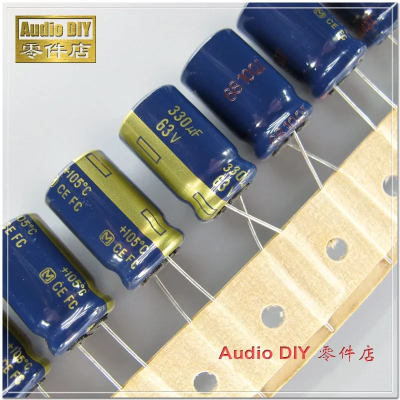 

10PCS/50PCS FC Series 330uF 63V 63V330UF Electrolytic Capacitoror Audio DIY