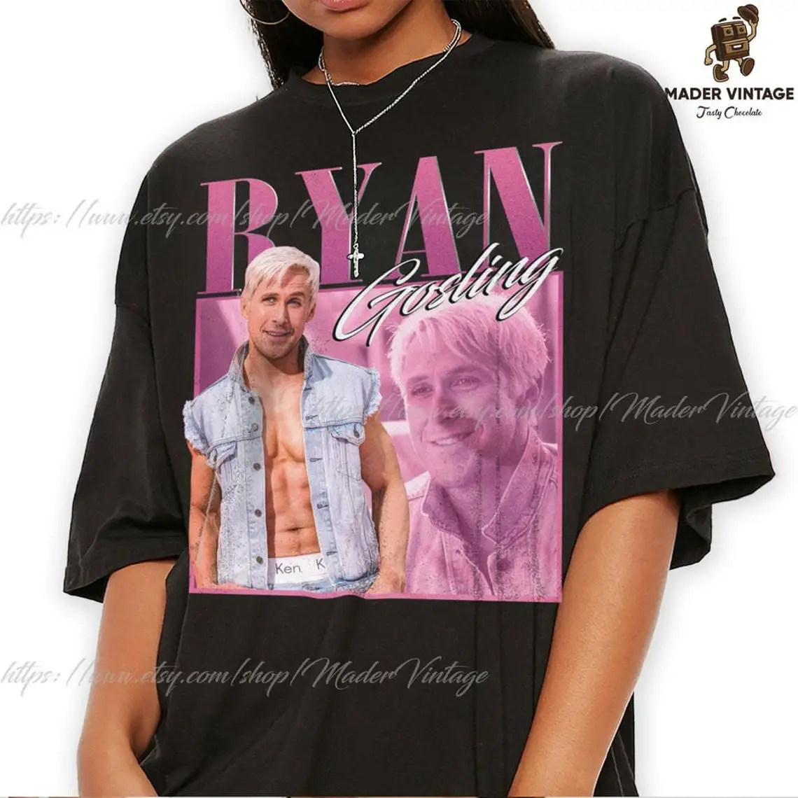 Ryan Gosling Vintage Bootleg Shirtryan Gosling Homage Tshirt