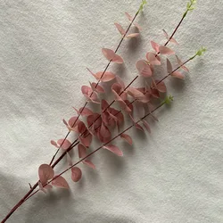 Artificial Eucalyptus Leaf Greenery for Decor and Floral Arrangements (Purple)