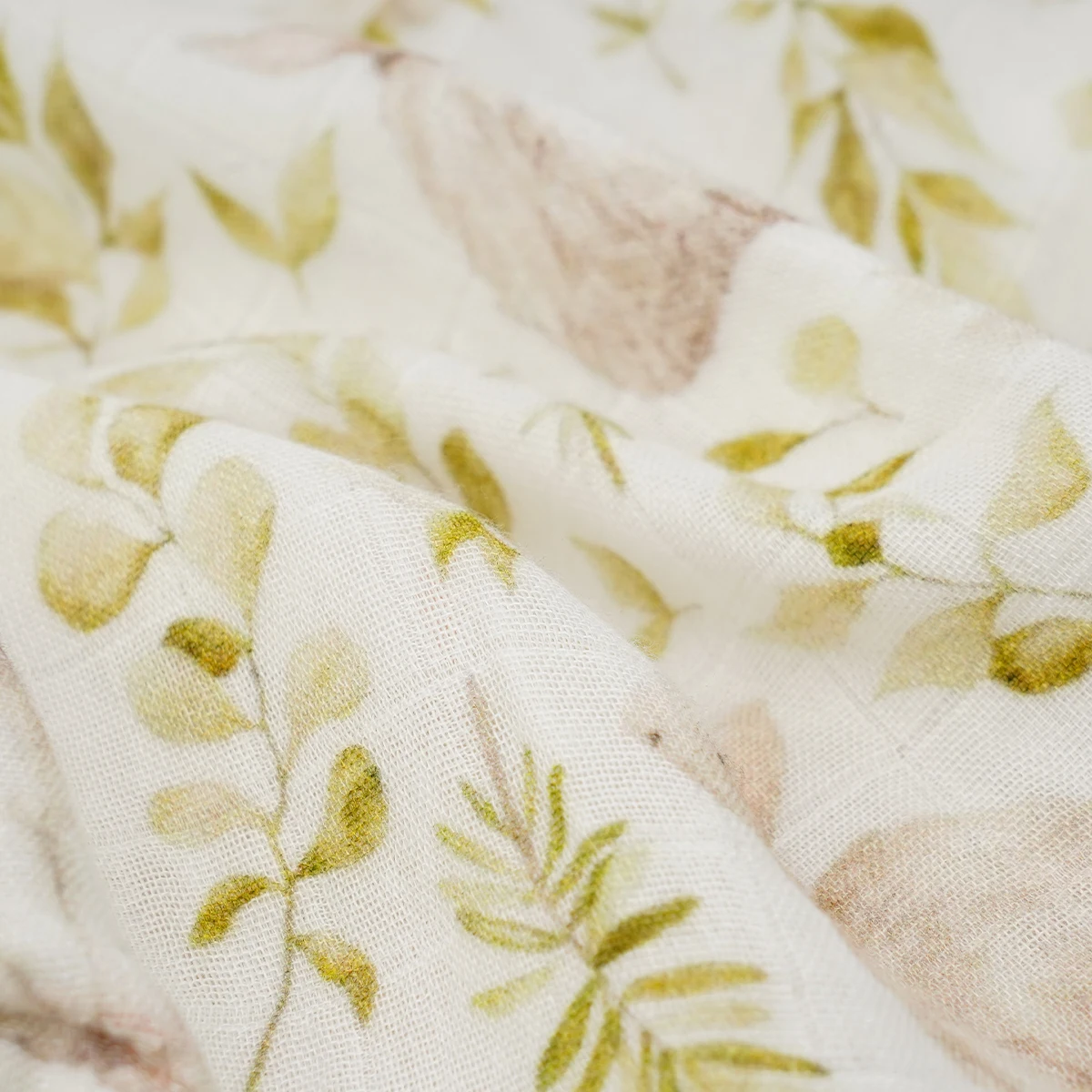 Elinfant Digital Print Bamboo Cotton Muslin Swaddle Blankets Newborn Baby Wrap Receiving Blanket 4