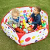 Children's Pool Balls Portable Foldable Play Tent Cartoon Ball Pit Ocean Balls Pool In/Outdoor Sports Educational Toy For Kids 1