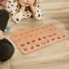 Wooden Folding Mancala Board Game 65 Stones for Adults Ages 7+ Entertainment 1