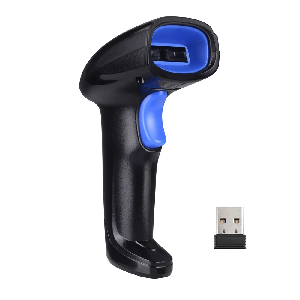 1100 1D Laser Wireless Barcode Scanner Lettore Di Barre 2D Per Laptop E Computer Desktop In Banca E Magazzino Codice Febran Brasile