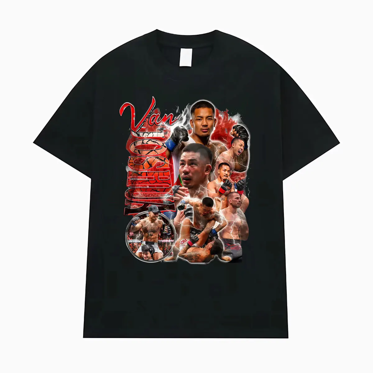 Joshua Van Violence Ästhetische Grafik-T-Shirts Herrenbekleidung Harajuku Gothic High Street T-Shirt 100% Baumwolle Oversized T-Shirts