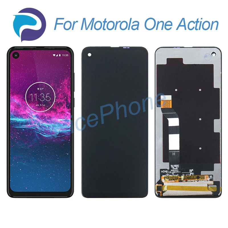 

for Motorola One Action LCD Display Touch Screen Digitizer Assembly Replacement XT2013-1/2/4 Moto One Action Screen Display LCD