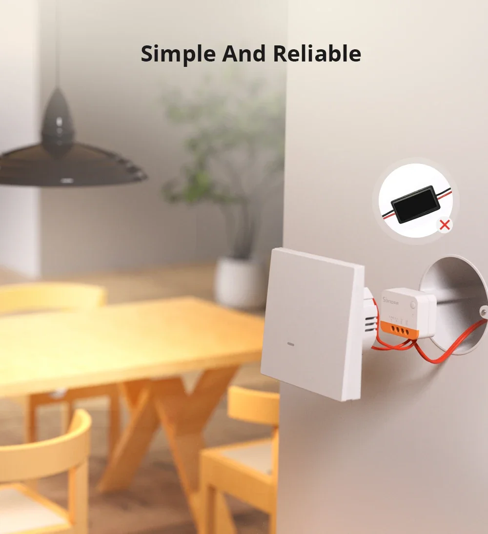 ZBMINI L2 Zigbee Zbminil2 Zigbee Smart Switch Mini L2 No Neutral Wire Required 1