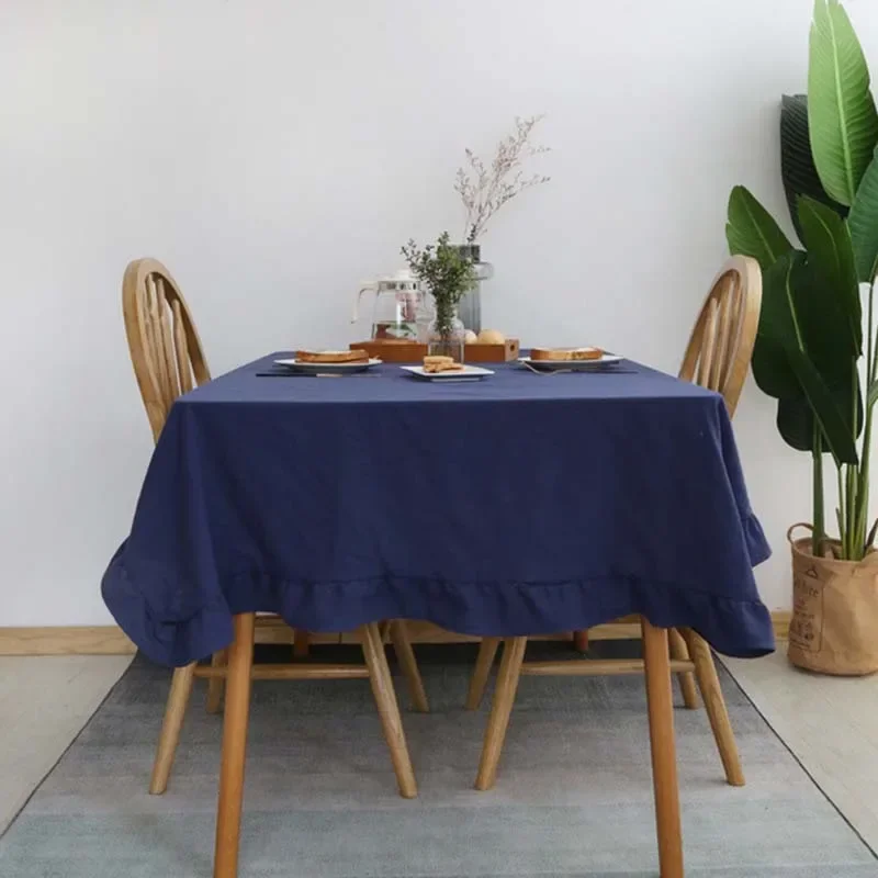 

Cotton Linen Tablecloth, Dust-Proof Tablecloths, Kitchen, Dinner, Picnic Table Cover, Furniture Mantels, Home Decoration, TJ7098