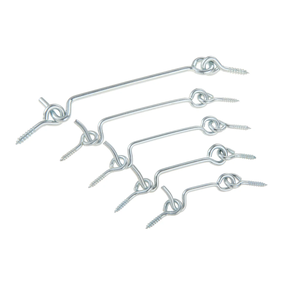 Pestillo De Gancho Y Ojal, Gancho Para Puerta, Cerradura De Gancho De Puerta, 1 Pieza De Pestillos Y Pernos, Gancho De Acero Inoxidable De 14 Pulgadas, Ganchos Multiusos Para Puerta, Ventana