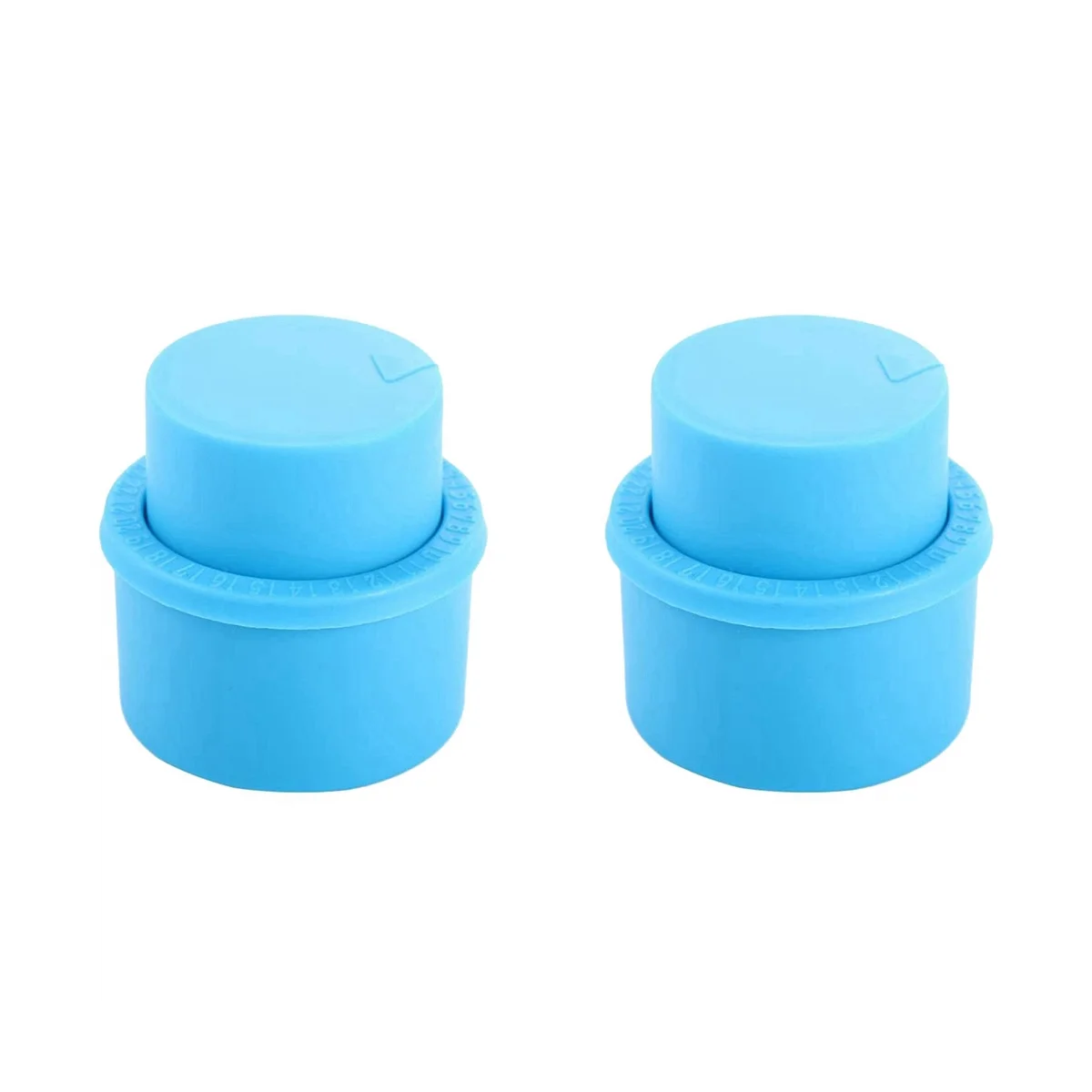 

Carbonated Vacuum Pressure Cap Drink Pump Cap Cola Soda Saver Lid(Blue)