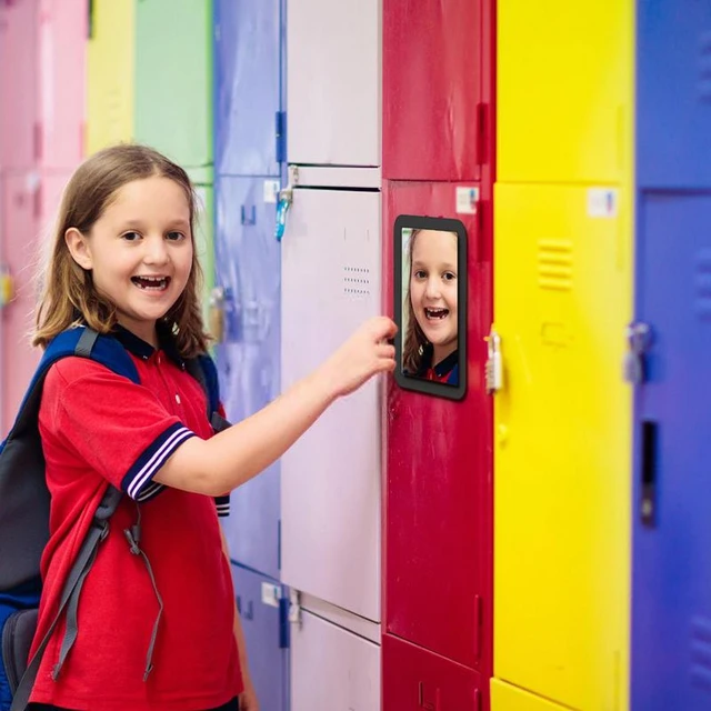 Custom Imprinted Magnetic Locker Mirror 