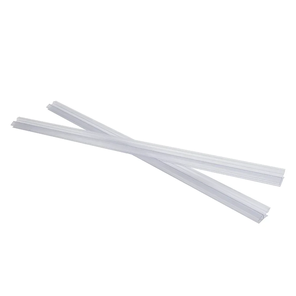 Door Seal Strip Sealing Strip Tape Sealing Strip Rubber Seal Strip Rubber Door Weatherstripping Door Weatherstripping Shower Door Seal Rubber Shower Seal Shower Water Barrier 2pcs Rubber Shower Screen Seal Strip PVC Door Bath Shower Seal Strip 6 8 10 12mm Water Deflector Room Glass Fixture Acc