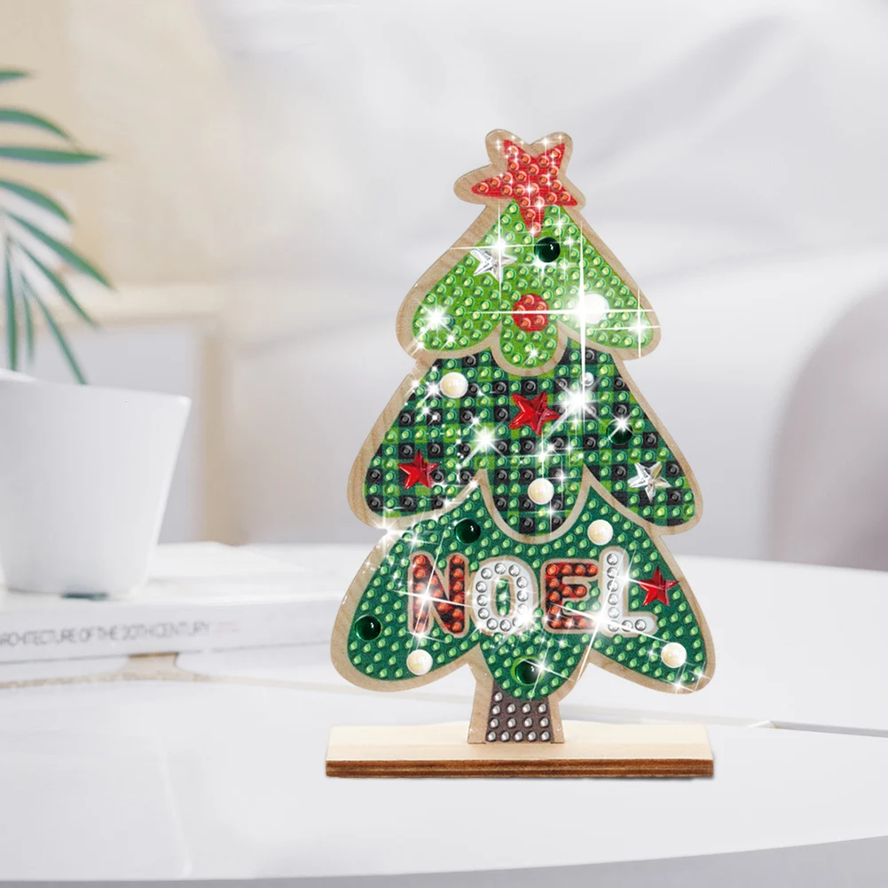 Ornamento Albero Di Natale Fai Da Te Con Diamanti 5D, Kit Mosaico Con Forma Speciale, Decorazione Festiva - 5