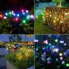 Solar Garden Lights Solar Firefly Lamp LED Swaying Solar Firefly Lights Solar Waterproof Garden Decorative Lights Festival Lamp 6
