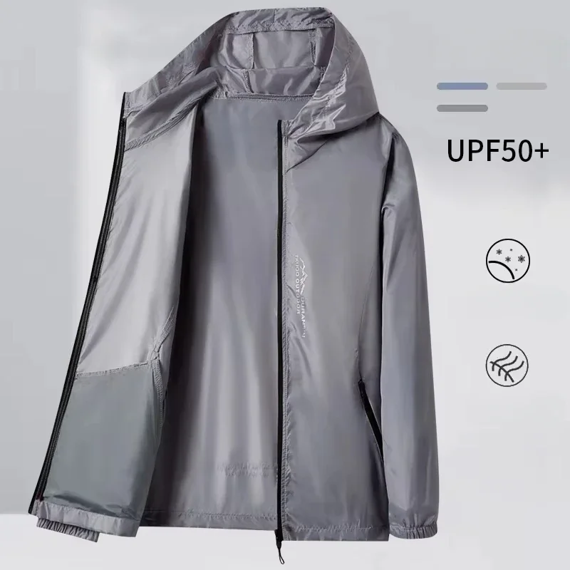 Hiking Skin Jacket Outerwear Coat Camping Rain Jackets Waterproof Sun Protection Fishing Hunting Clothes Quick Dry Sunscreen - 5