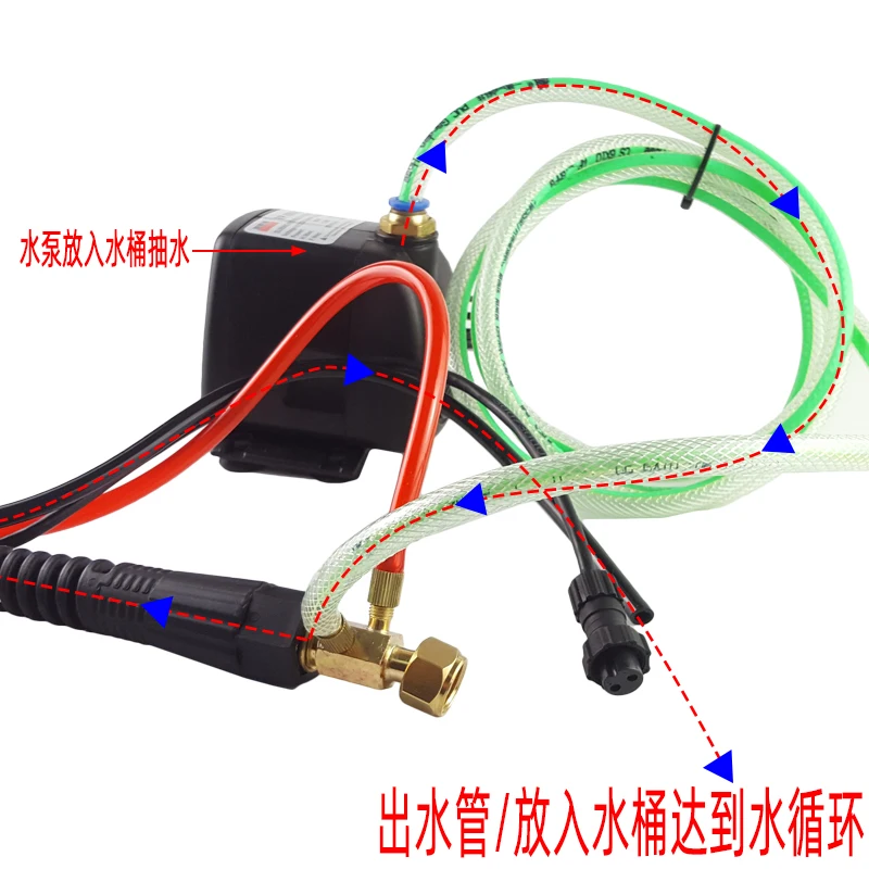 WP-18 water-cooled argon arc welding torch TIG/WS-300 315 400 quick-plug joint 300A aluminum welding torch