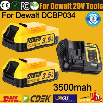 2PCS For Dewalt DCBP034 20V 3.5A Replacement For Dewalt DCBP520 DCBP124 Series Battery For Dewalt Li-ion Power Tools Battery