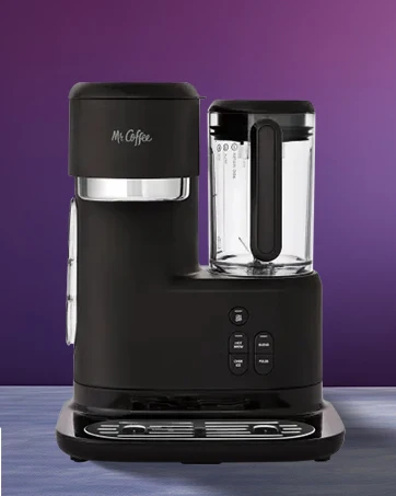 Description Picture 6 of item3-in-1 Single-Serve Iced and Hot Coffee/Tea Maker with Blender with Reusable Filter, Scoop, Recipe Book, 2 Tumblers,