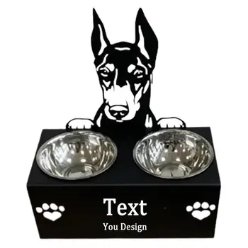 Stainless Steel Dog Bowls Novelty Detachable Feeding Bowl Holder Funny Portable Dog Bowls Creative Pet Feeder Bowl For Feeding 1
