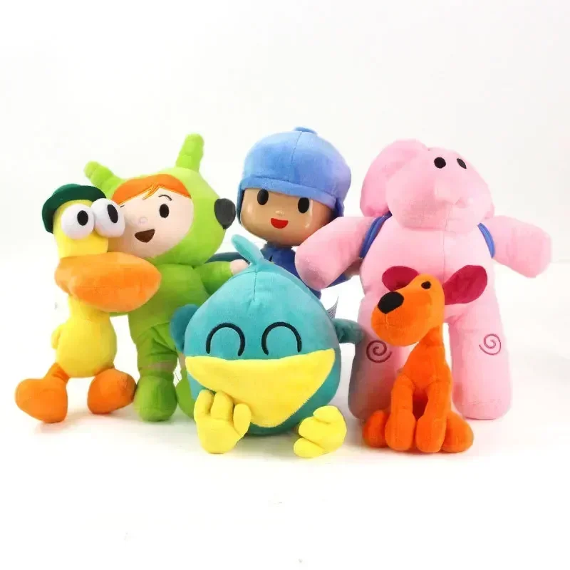 Cross-border explosion toy small P Youyou Pocoyo plush Barto duck puppy Lula Aili elephant doll plush dolls