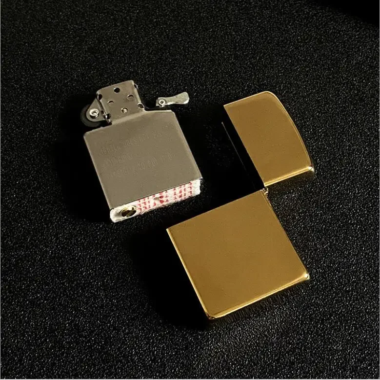 Briquet à kérosène coupe-vent en métal pour hommes, accessoires de fumée, outils extérieurs, meule de style ancien, briquet à huile VILLE Jane