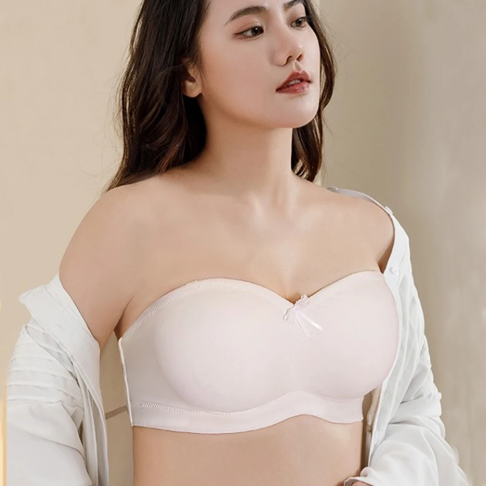 

Multi-way Strapless Bra for Womens Smooth Seamless Ultra Thin Non Padded Underwire Female Bralette 32 34 36 38 40 42 B C D E F G