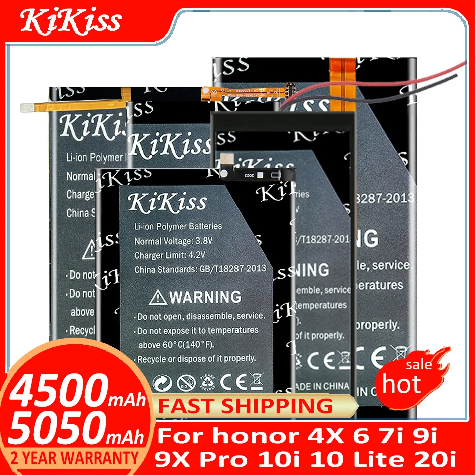 

Battery for Huawei honor 7i 9i 10i 20i/Nova 2i 5i Nova2i Nova5i/for Hua wei honor 6 4X 9XPro 10 Lite P20 P smart Z COL-AL00 G10