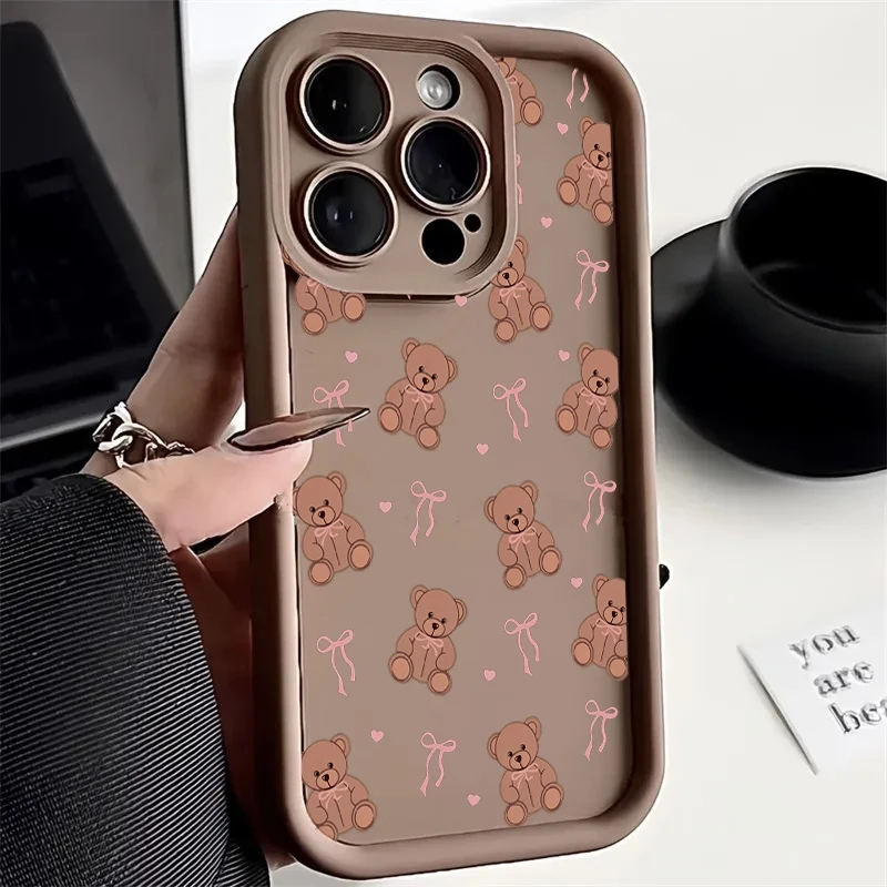 Adorable Bear Design Phone Case