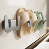 No Punching Bedroom Neat Storage Shoe Drying Slippers Rack Bathroom Rack Slipper Hook Toilet Drainage Rack Wall Mounted 1