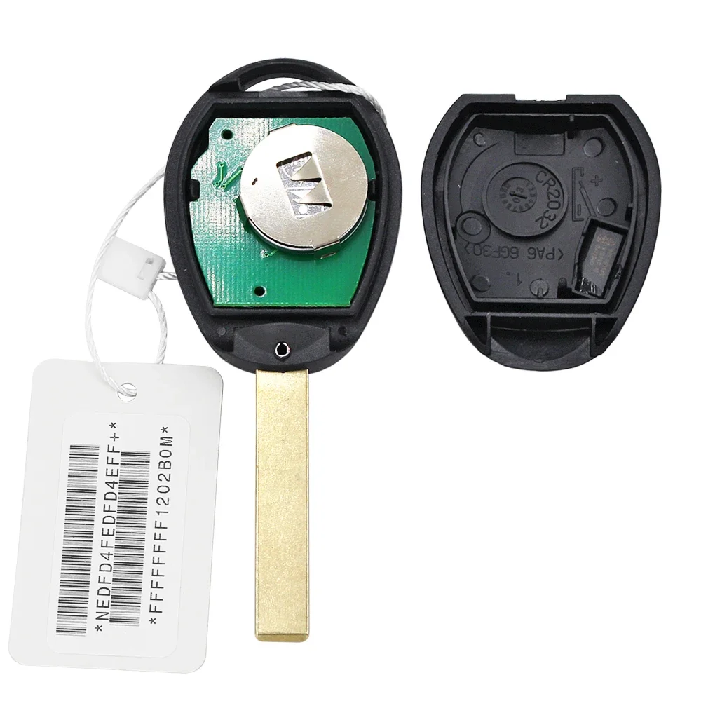 2 button Remote Key 433MHZ ID73 Chip For Bmw Mini Cooper S R50 R53 2002-2005 ONE Full 7935 PCF7930/31AS