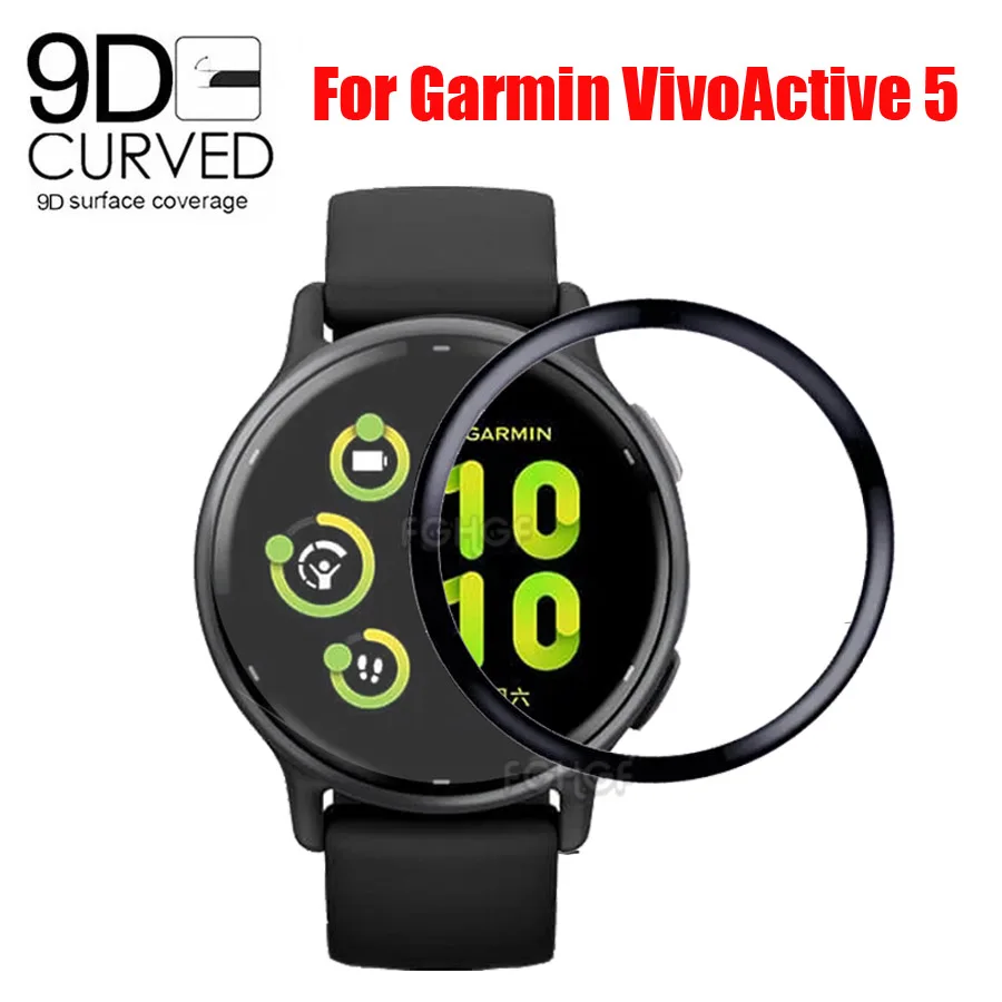 20D Screen Protector for Garmin VivoActive 5 Anti-scratch Film for Garmin  Vivo Active 5 Full Coverage Ultra-HD Film (Not Glass)