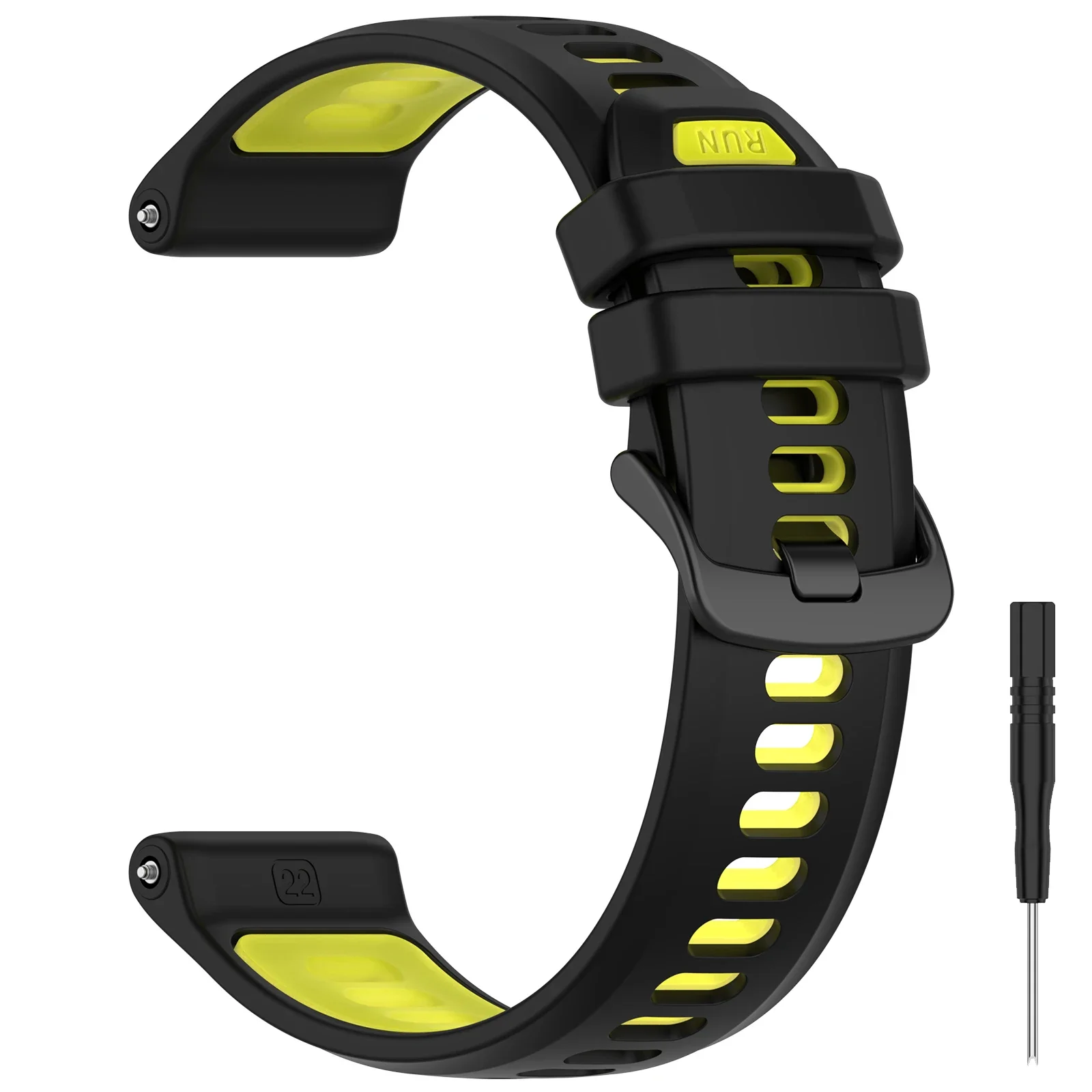 Two-Tone Breathable Silicone Sports Wristband